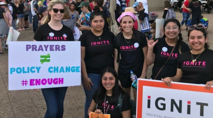 Aylin Segura with ignite organization