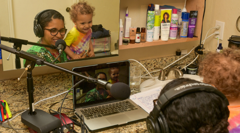 Candace Valenzuela doing a voice for education
