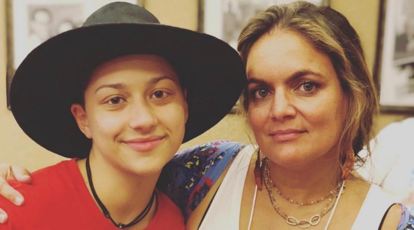 Lyda Ness-Garcia with her daughter
