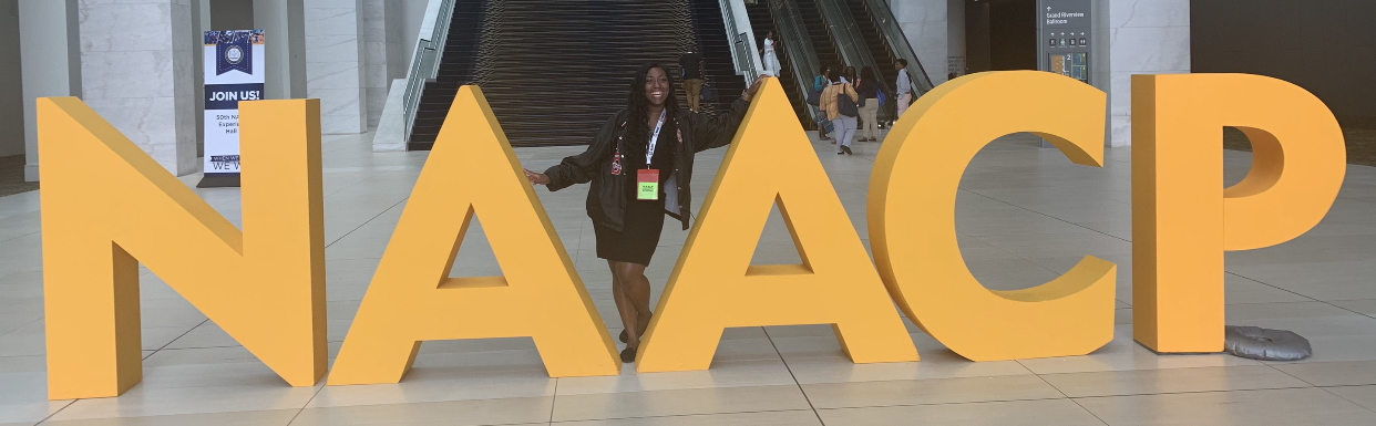 Shevann Steuben at Baylor NAACP