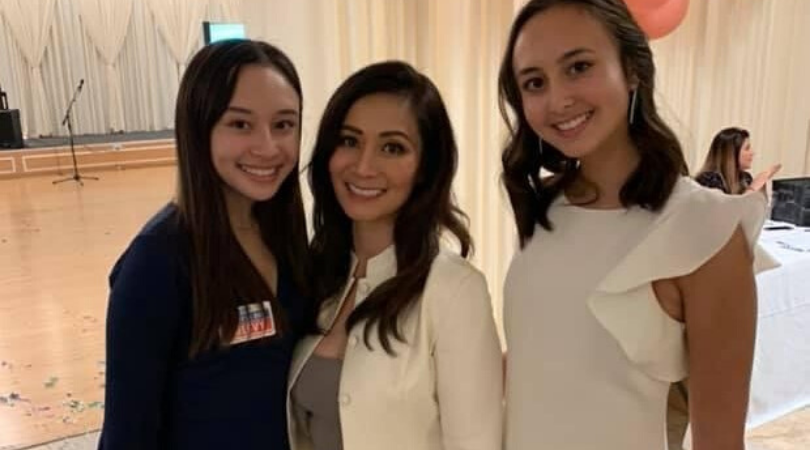 Theresa Bui Creevy with her family