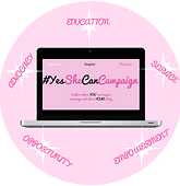 Yes She Can Campaign logo