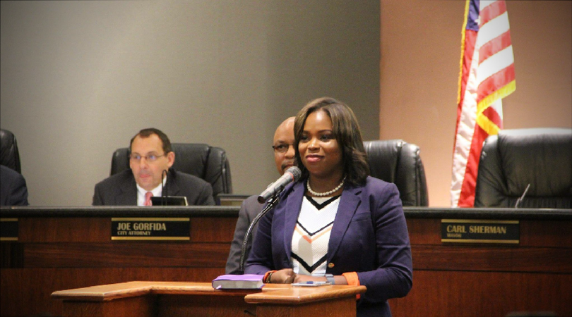 candice quarles speaking in court