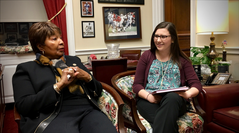 eddie bernice johnson in an interview